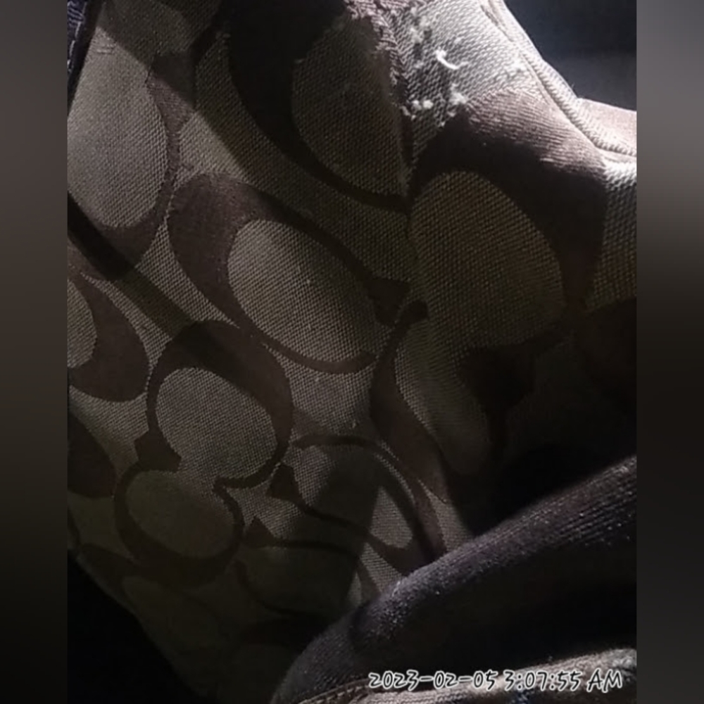 Coach purse brown/tan medium